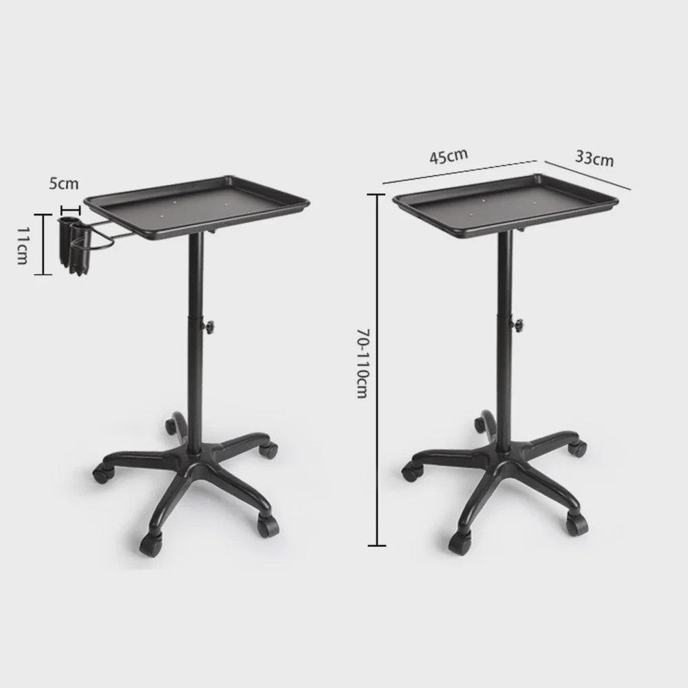 Mobiele Salon Trolley met Verstelbare Hoogte - Beauty, Spa, Kapper & Tattoo