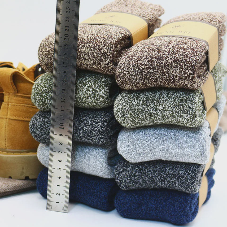 Warme Heren Merino Wol Sokken - Super Dik & Comfortabel voor de Winter