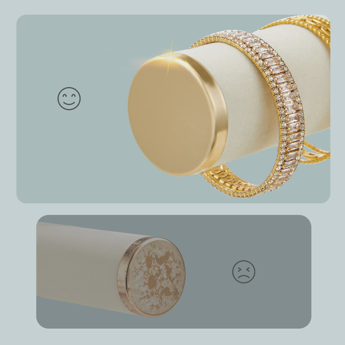 SONGMICS Sieraden Organizer met 3 etages en fluwelen afwerking