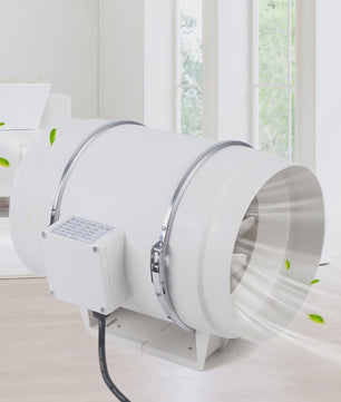Stille Afzuigventilator 220V voor Kanalen - Keuken, Badkamer, Toilet - 2600RPM