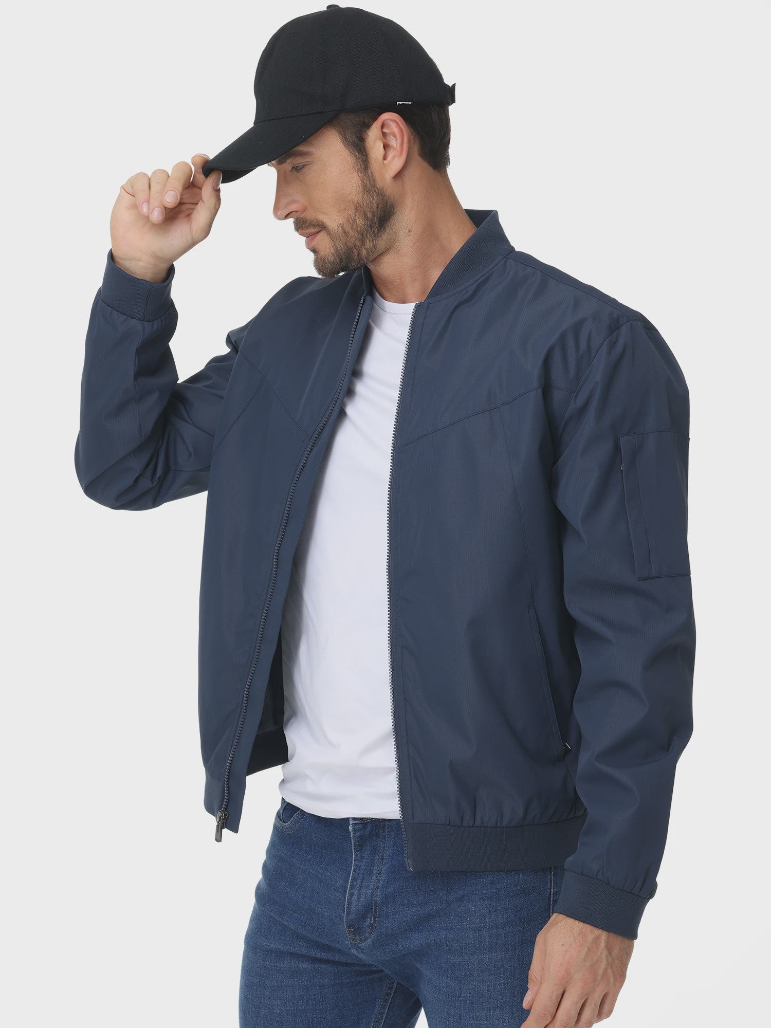 Lichtgewicht Heren Windjack - Casual Baseball Jas met Binnenzak