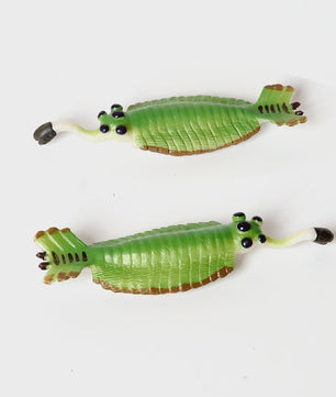 Educatieve Prehistorische Zeedieren Figuren Set: Baculite, Opabinia, Krab & Meer