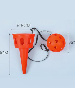 Vangspel Set met Bal en Koord - Outdoor Kinderspel voor Hand-Oog Coördinatie