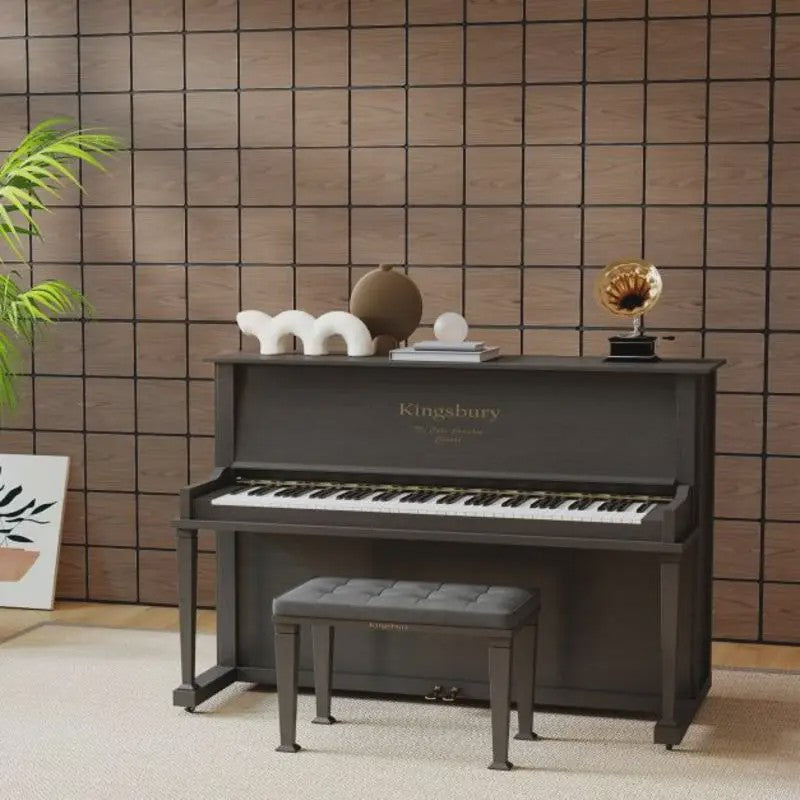 4-Pack Akoestische Wandpanelen met Houten Vlakken - Geluidsisolatie 62x62 cm