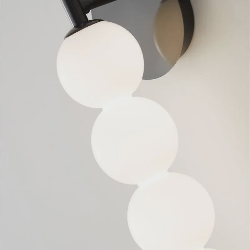 Moderne Scandinavische Wandlamp met Glazen Bollen - Sfeervolle Verlichting voor Slaapkamer, Corridor en Woonkamer