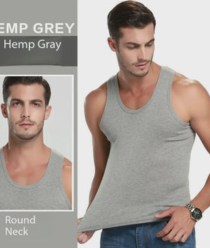Luxe Heren Tanktop van Ademend Katoen - Zomer & Sport