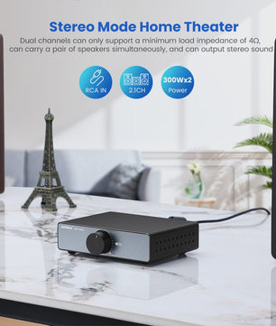 AIYIMA A07 MAX TPA3255 Versterker: Krachtige 2.0 Stereo & Mono Audio Versterker (300W x 2 / 600W)