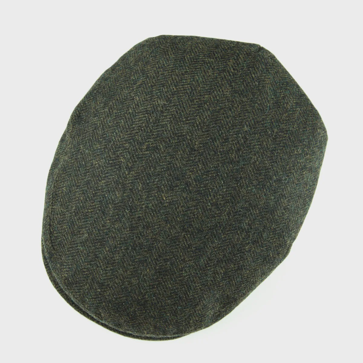 Stijlvolle Heren & Dames Tweed Flat Cap - Ierse Pet in Visgraatpatroon