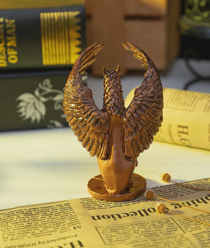 Mythologische Griffioen Beeldje - Uniek Hars Ambacht voor Bureau of Woondecoratie