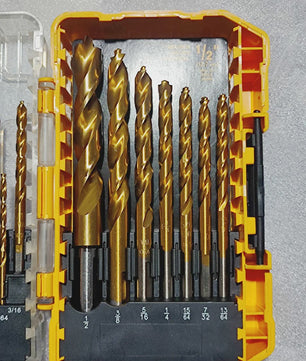 DEWALT DW1361 Titanium HSS Hout- en Metaalboor Set (21-delig)