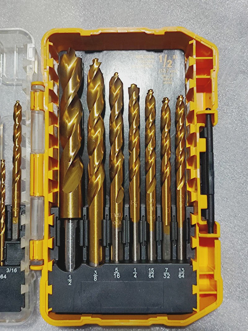 DEWALT DW1361 Titanium HSS Hout- en Metaalboor Set (21-delig)