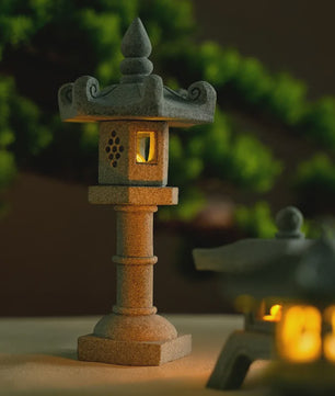 Mini Pagode Lantaarn Decoratie - Zen Tuin, Aquarium & Buiten