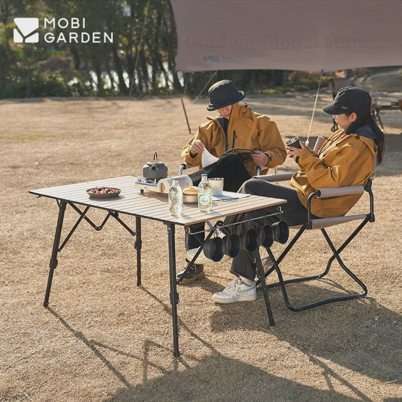 Mobi Garden X-Type Aluminium Campingtafel - Lichtgewicht, Opvouwbaar & Verstelbaar