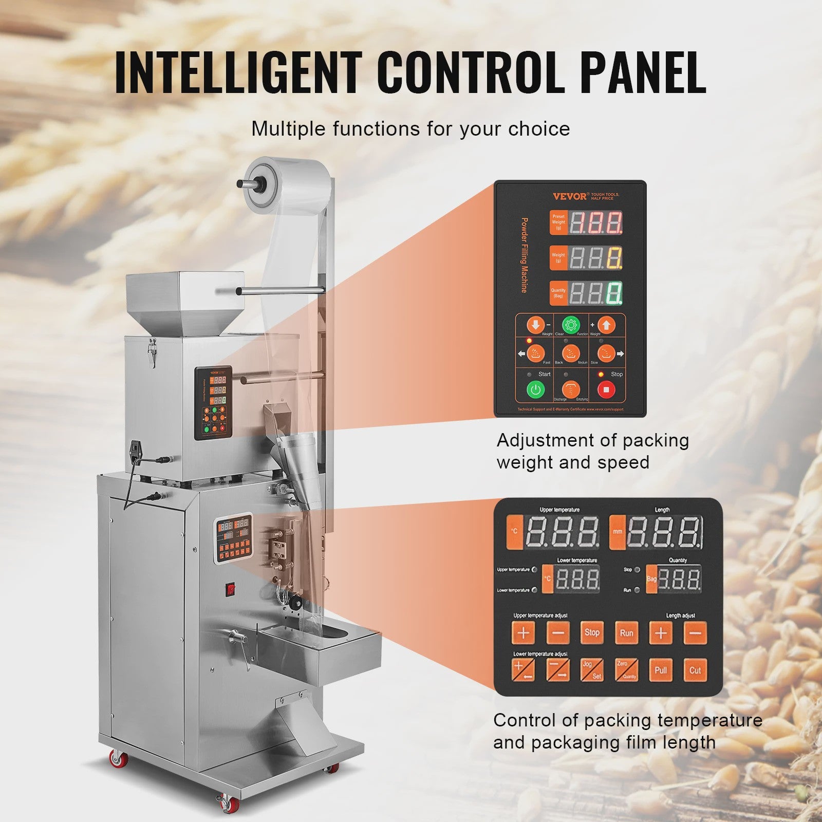 Automatische Verpakkingsmachine voor Poeder & Granulaat (1-100g)