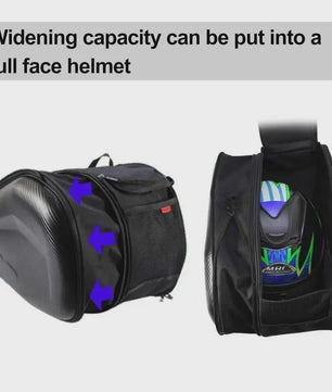 Waterdichte Motor Zadeltassen 36-58L - Zwarte Motorfiets Bagage Tassen voor Scooter & Motor