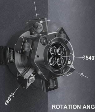 Krachtige 150W Moving Head DJ Lichtshow met 6 Armen - RGBW LED, DMX512 voor Feest, Bruiloft & Disco