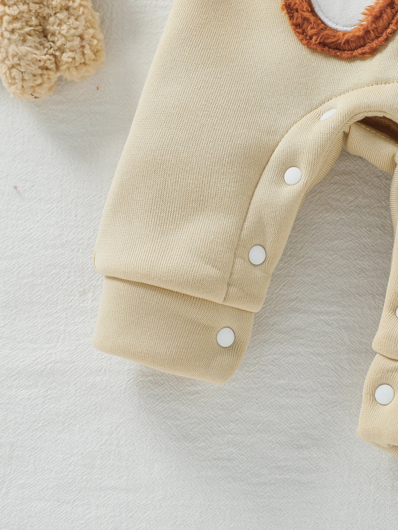Schattige Baby Jongens Outfit: Gestreept Hoodie met Beren Overall