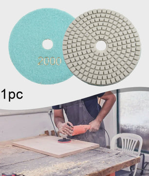4-Inch Diamant Polijstschijven Set (30-10000 Grit) voor Nat/Droog Gebruik - Steen, Beton, Marmer