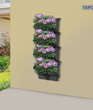 16-Vaks Verticale Tuin Muurplanter - Hangende Plantenbak voor Balkon & Tuin