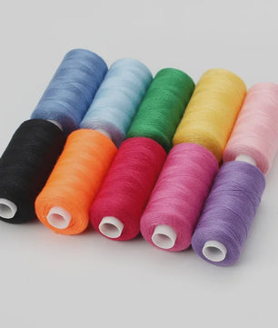 10 Rollen Polyester Naaigaren 402 - 400 Yards - Voor Hand & Machine