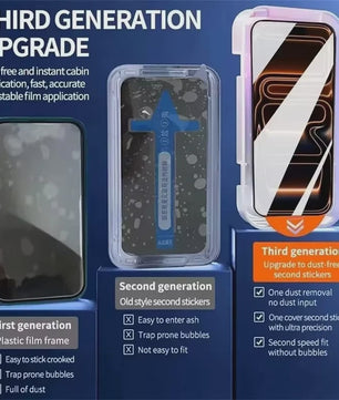 5x Screenprotector Glas voor iPhone 15 t/m 17 Serie - Ultra HD, Stofvrij & Makkelijk Installeren