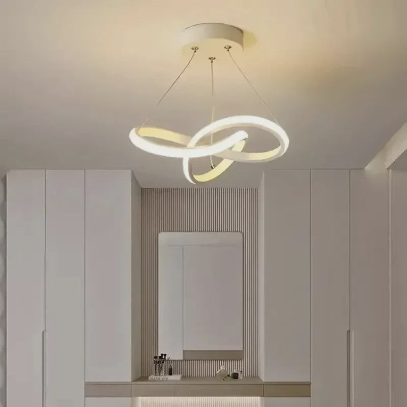 Moderne LED Plafondlamp met Uniek Streamlined Design - Sfeervolle Hanglamp