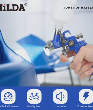 HILDA H2000 HVLP Mini Verfspuitpistool - Compact & Efficiënt