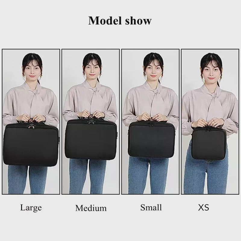 Professionele Make-up Tas Grote Capaciteit Oxford Stof Reistas voor Dames