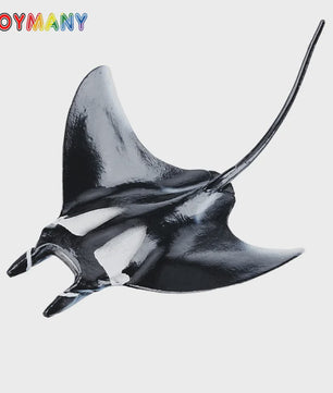 Toymany Manta Ray Speelfiguur - Realistische Oceaan Dieren Model, Cadeau voor Kinderen