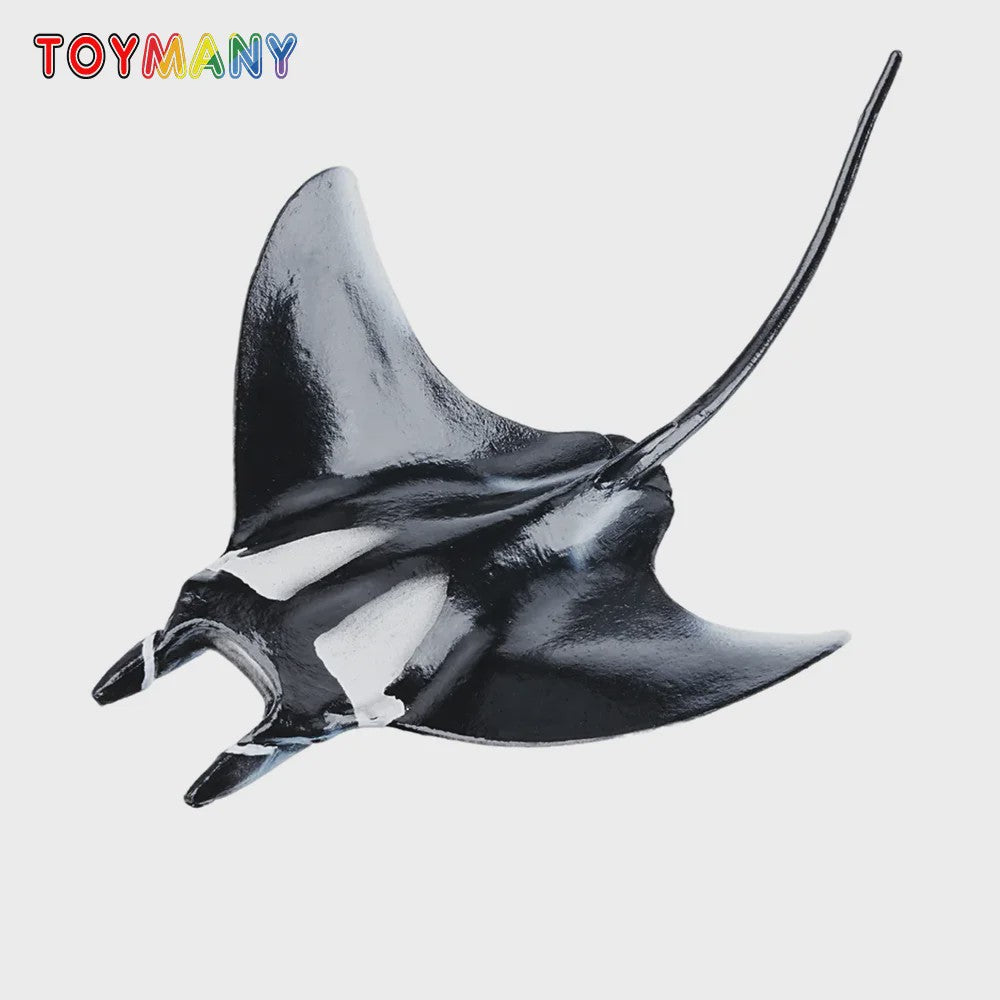 Toymany Manta Ray Speelfiguur - Realistische Oceaan Dieren Model, Cadeau voor Kinderen