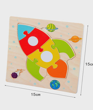 Houten 3D Puzzels voor Kinderen - Leerzaam Dieren Tangram Puzzel Speelgoed