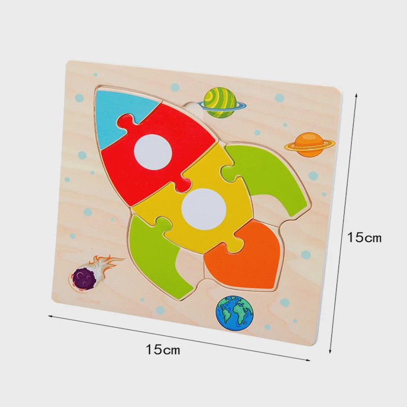 Houten 3D Puzzels voor Kinderen - Leerzaam Dieren Tangram Puzzel Speelgoed