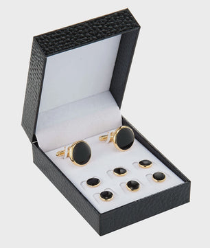 Set Manchetknopen en Tuxedo Studs voor Heren - Stijlvolle Accessoires voor Bruiloft en Feest