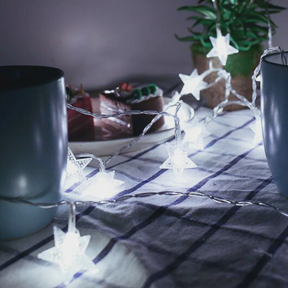 LED Sterren Lichtsnoer - Sfeervolle Verlichting voor Binnen & Buiten