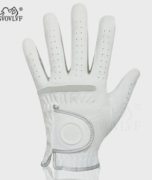 Heren Golfhandschoen: Zacht Microvezel, Ademend & Comfortabel met Magnetische Marker