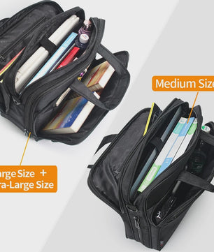 Ruime Heren Laptoptas - Zakelijk & Casual Schoudertas (15.6" - 19")
