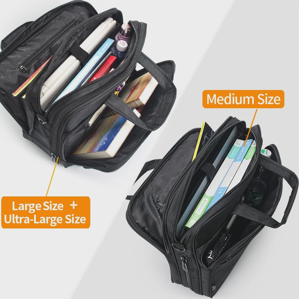 Ruime Heren Laptoptas - Zakelijk & Casual Schoudertas (15.6" - 19")