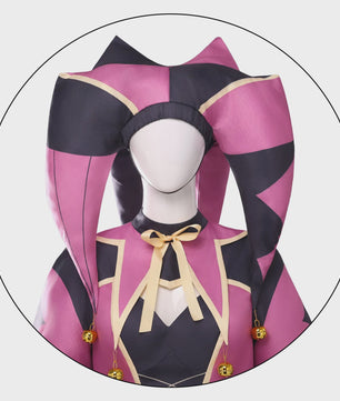 Columbina Cosplay Kostuum - Roze Clown Outfit voor Freak Circus