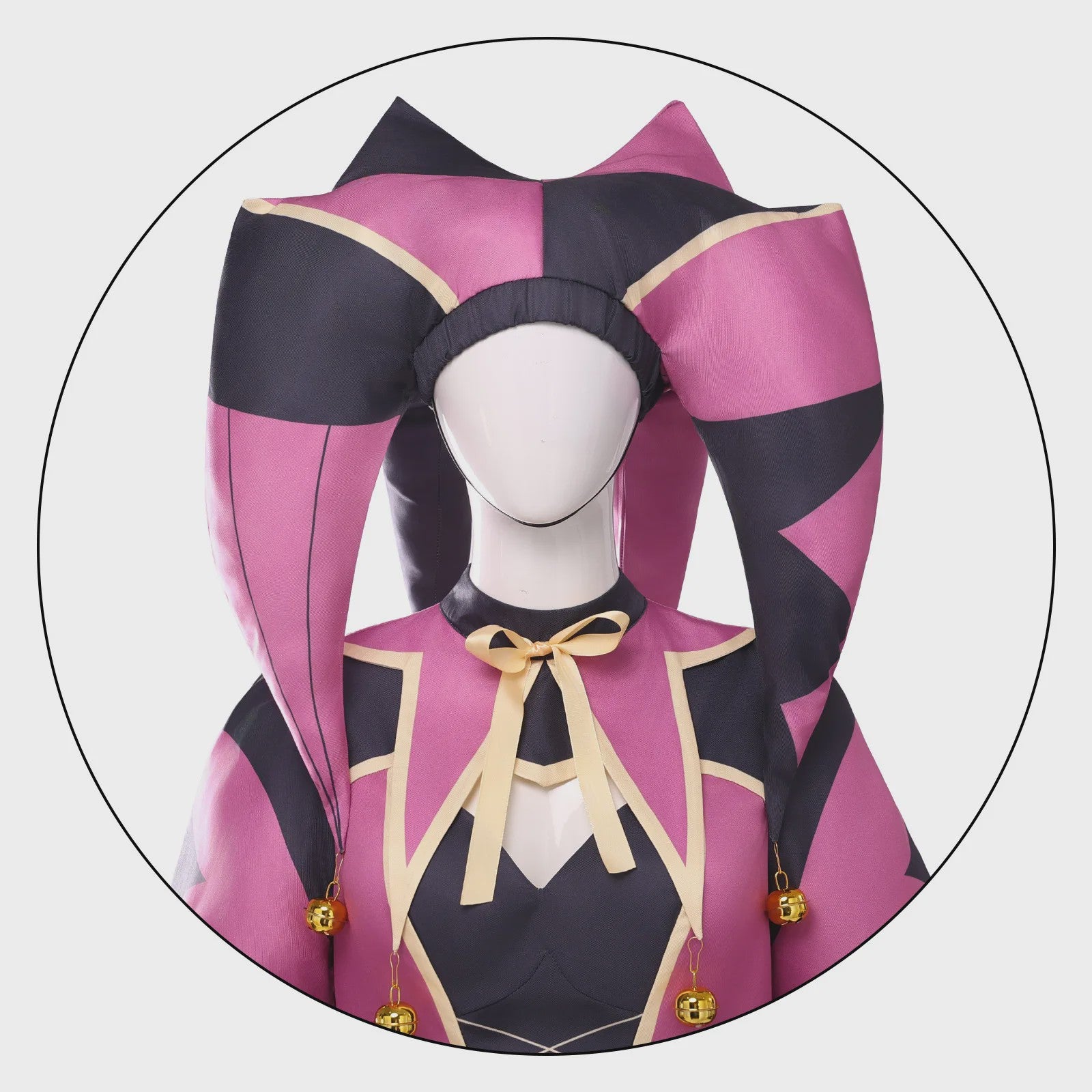 Columbina Cosplay Kostuum - Roze Clown Outfit voor Freak Circus