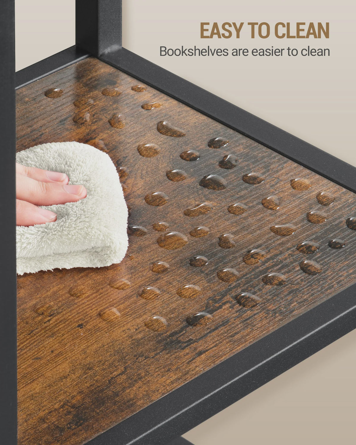 Industriële Boekenkast met 9 Legborden - Stijlvolle Staande Opbergkast & Roomdivider