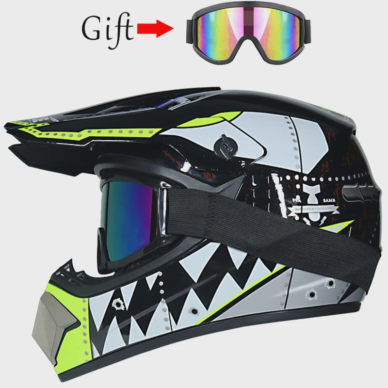 Off-Road Motorcross Helm voor Kinderen & Jongeren - Veilig & Stijlvol