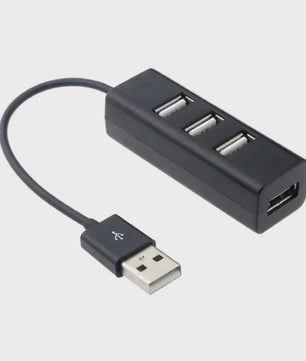 Compacte 4-Poorts USB 2.0 Hub - Vergroot de connectiviteit van je laptop of PC