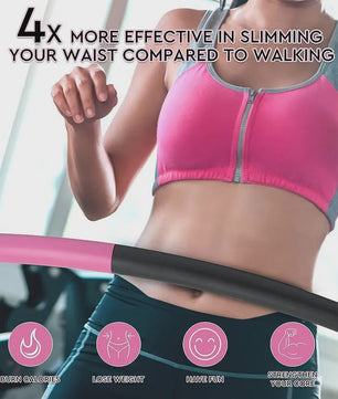 Verstelbare Hula Hoop voor Dames - Afslanken & Fitness - Makkelijk Demonteerbaar