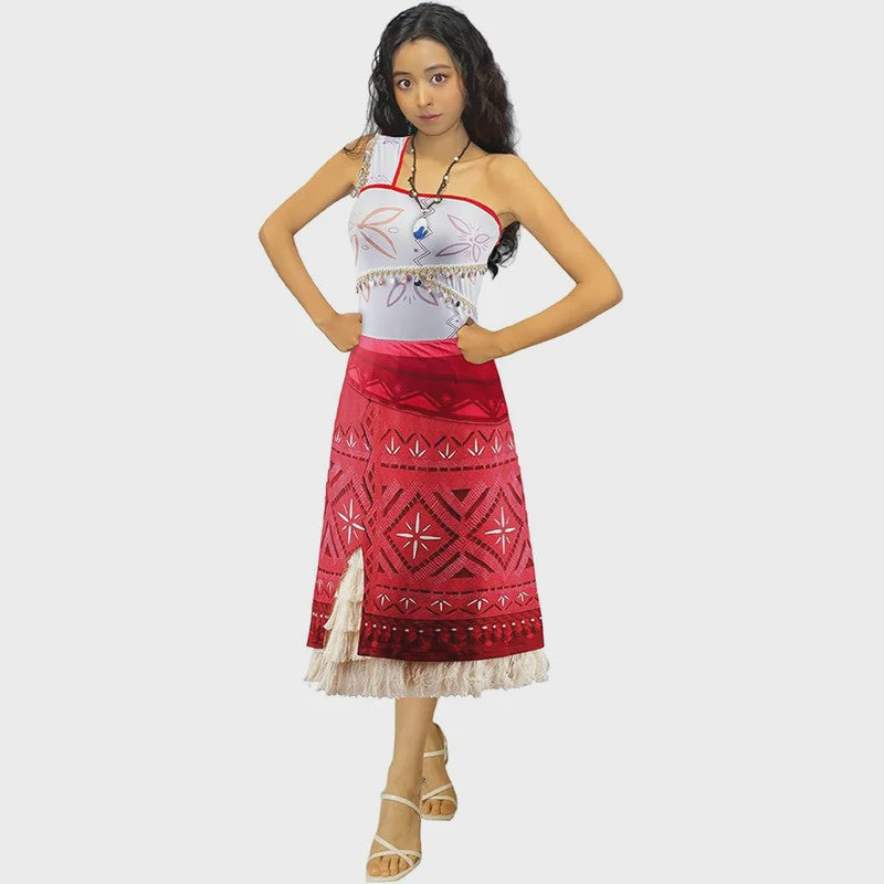 Moana Kostuum Jurk Dames - Ocean Adventure Cosplay Outfit