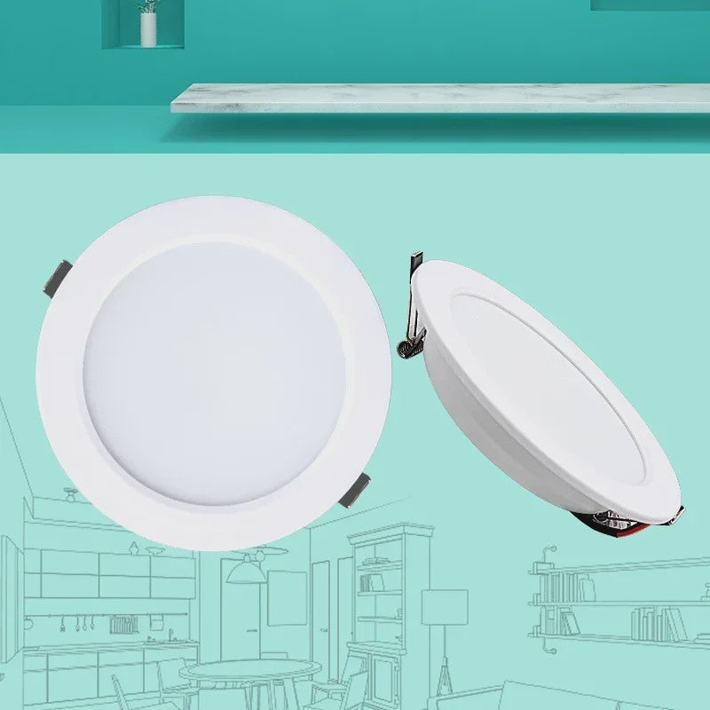Set van 10 LED Downlighters Wit 5W-18W Rond Plafondlamp DC 12V/24V AC 110V/220V