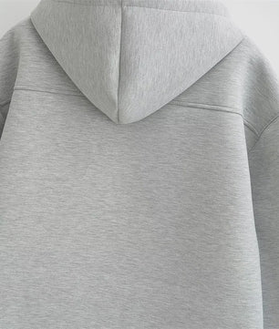 Unisex Oversized Rits Hoodie met Dubbele Zakken - Comfortabele Streetwear