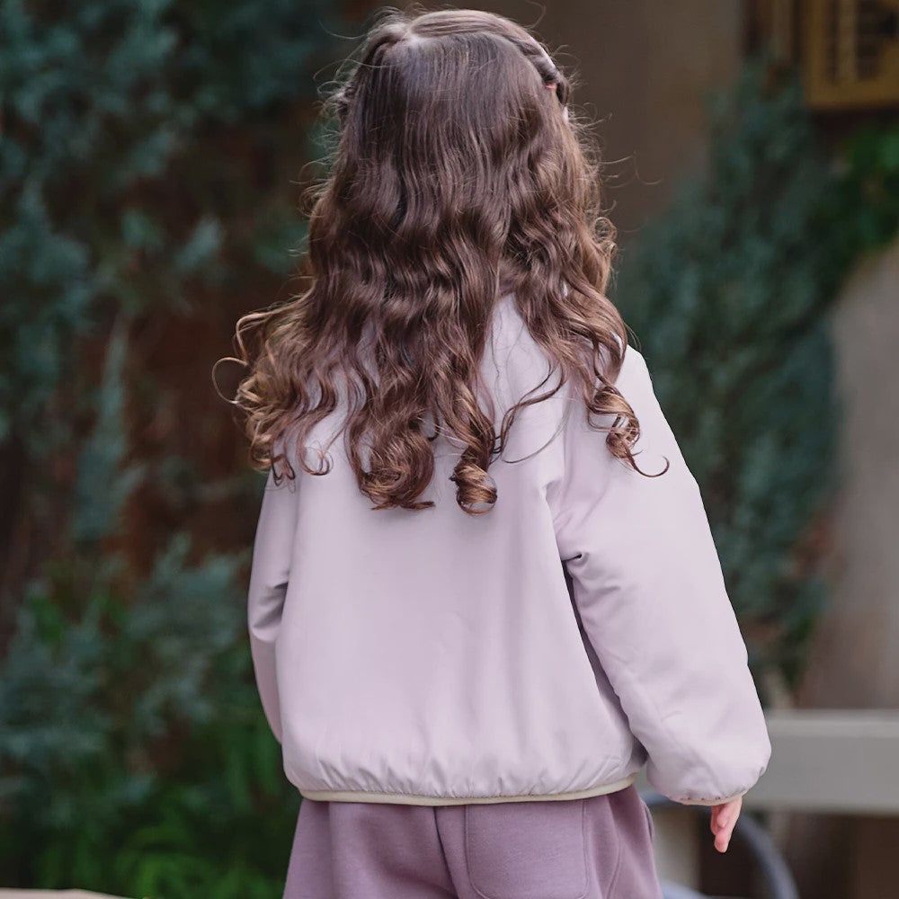 Dave & Bella Kinder Jas - Lente/Herfst Casual Outdoor Jas met Fleece Voering voor Jongens en Meisjes