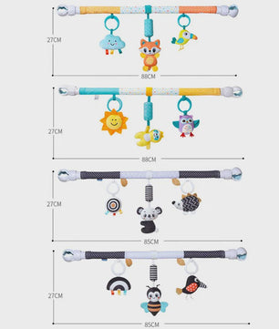 Baby Speelboog voor Kinderwagen & Reiswieg - Interactief & Verstelbaar Speelgoed