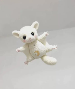 Schattige Sugar Glider Pluche Sleutelhanger - Zachte Vliegende Eekhoorn Tas Hanger, Kawaii Dier Cadeau