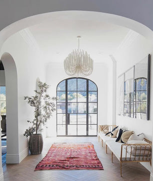 Nordic LogBranch Kroonluchter - Stijlvolle Hanglamp voor Woonkamer, Eetkamer, Bar, Slaapkamer & Villa